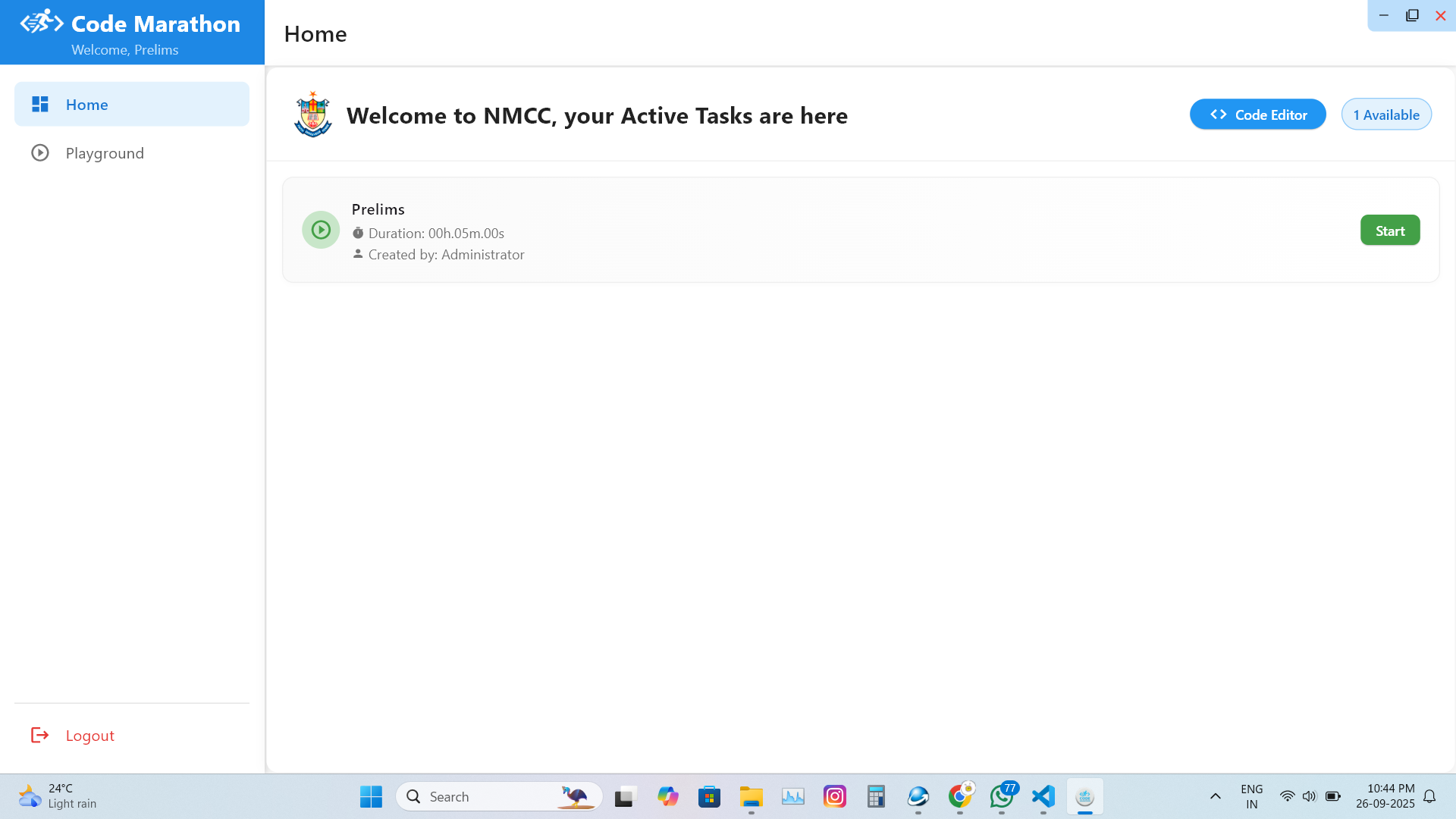 Code Marathon screenshot