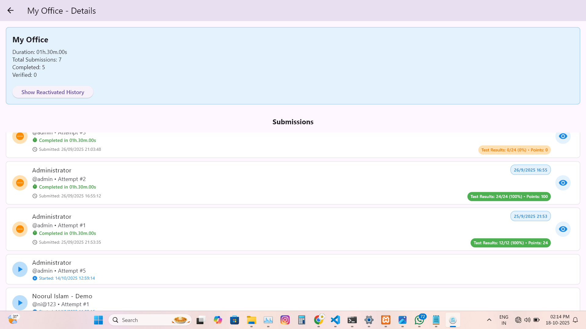 Code Marathon screenshot