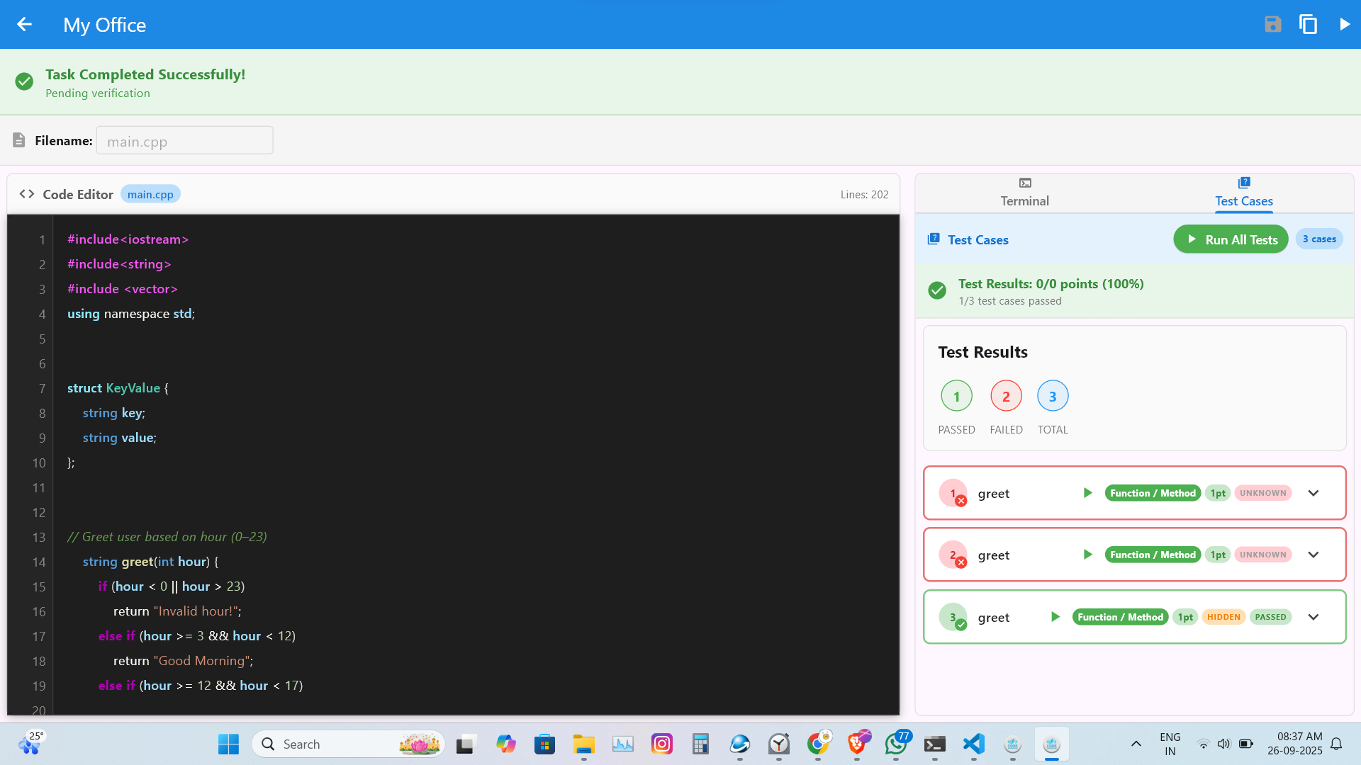 Code Marathon screenshot