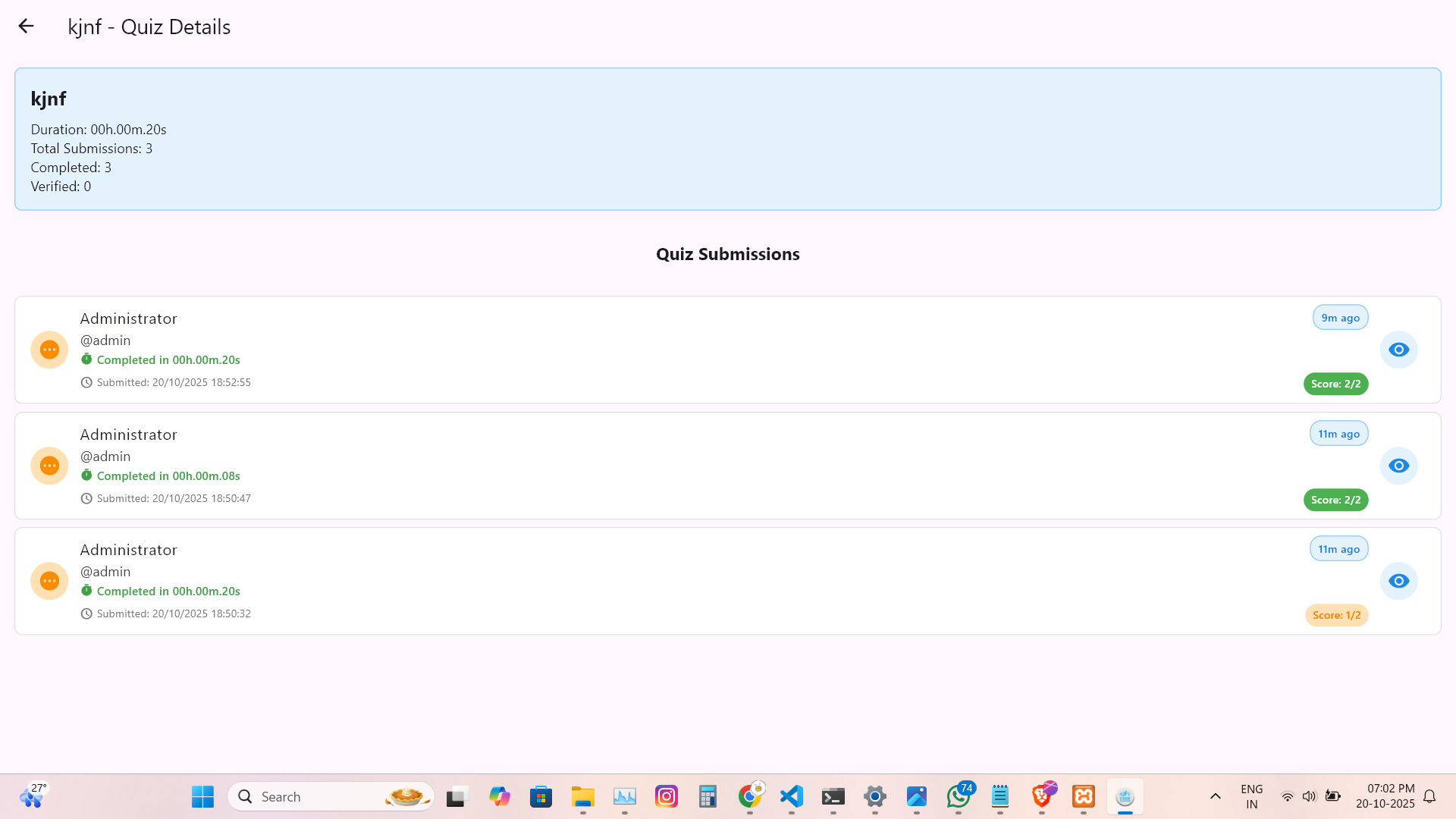 Code Marathon screenshot