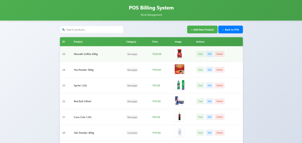 Android Pos Source Code Free POS System Source Code – Basic Billing & Inventory