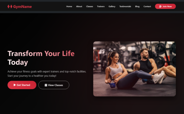 fitness website