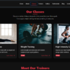 gym website