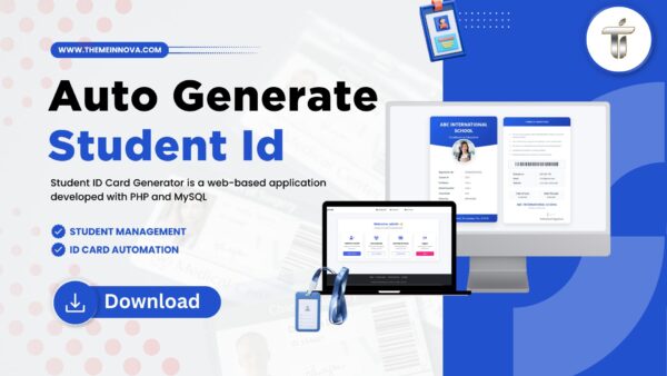 Student ID Card Generator is a web-based application developed with PHP and MySQL