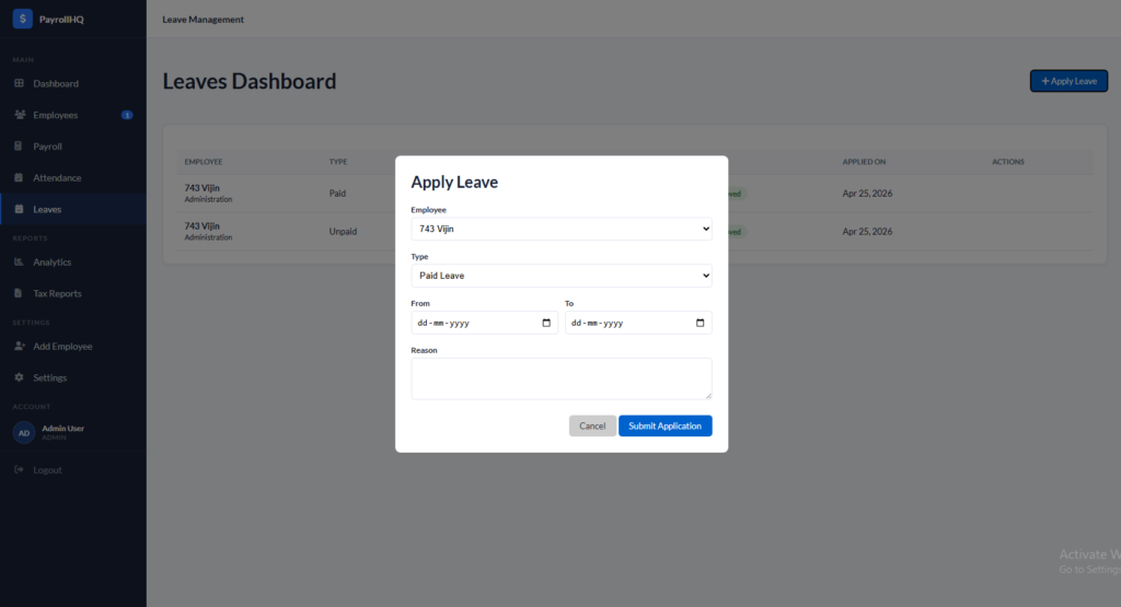 Payroll Management System PHP – HR & Salary Software