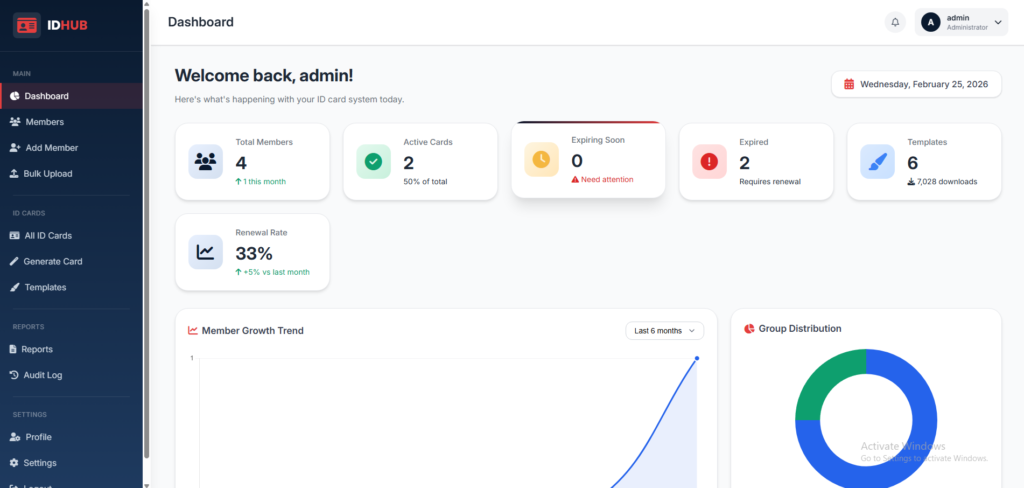 Online ID Card Generator Software with Full Source Code