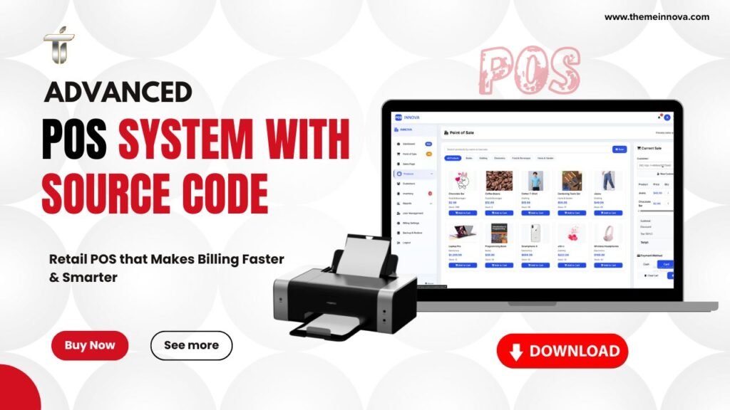 Complete POS System Source Code – Billing & Inventory