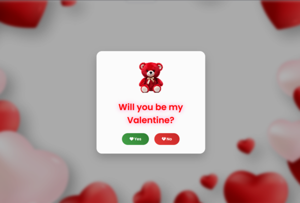 Valentine's Day surprise