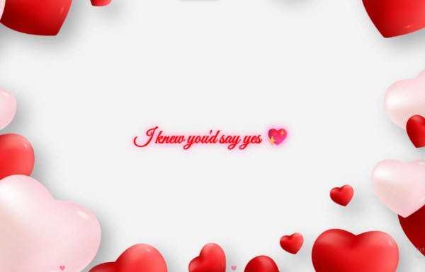 Valentine's Day surprise