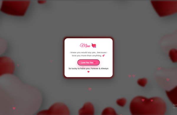 Valentine's Day surprise